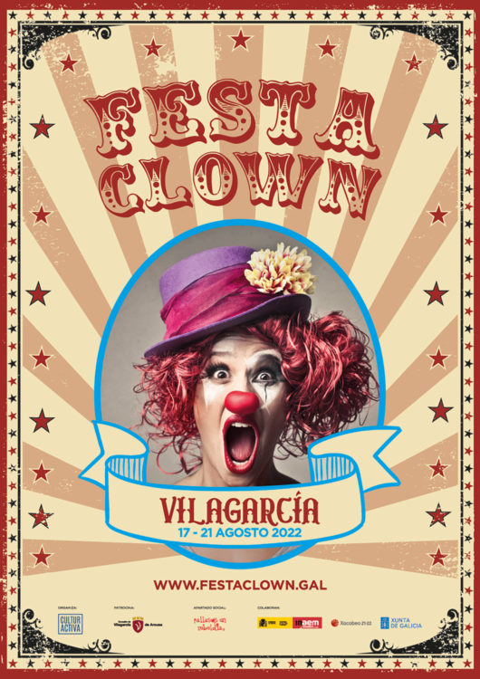 Cartel Festaclown Vilagarcía 2022"