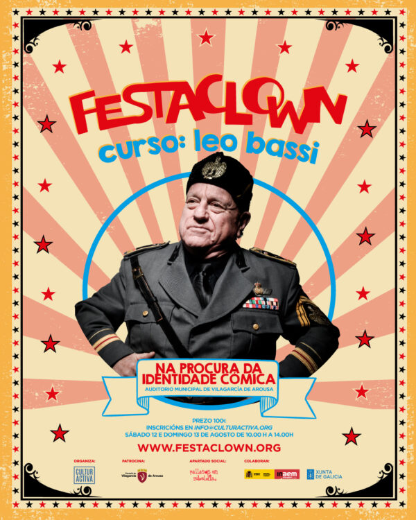 Cartel Festaclown Vilagarcía 2022"